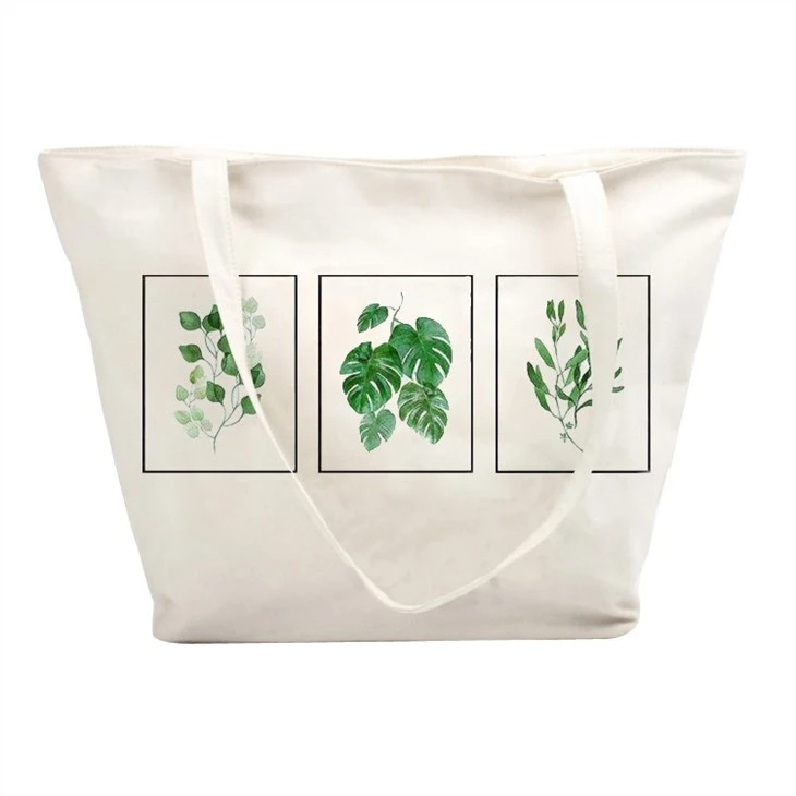 Long Handle Cotton canvas shipping bags (2)